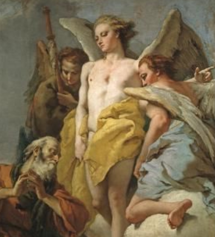 Giovanni Battista Tiepolo Abraham and the Three Angels -