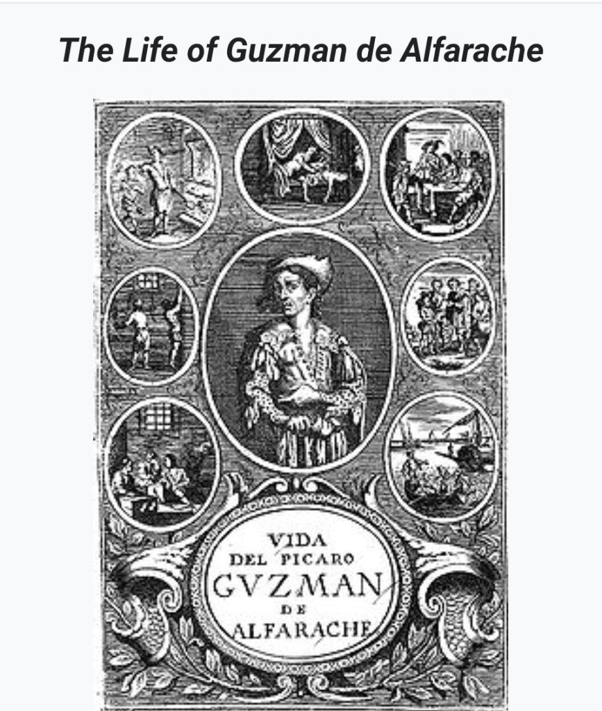 Guzmán de Alfarache [ɡuðˈman de alfaˈɾatʃe] הוא רומן פיקרסקי שכתב Mateo Alemánופורסם בשני חלקים: הראשון במדריד בשנת 1599 ם