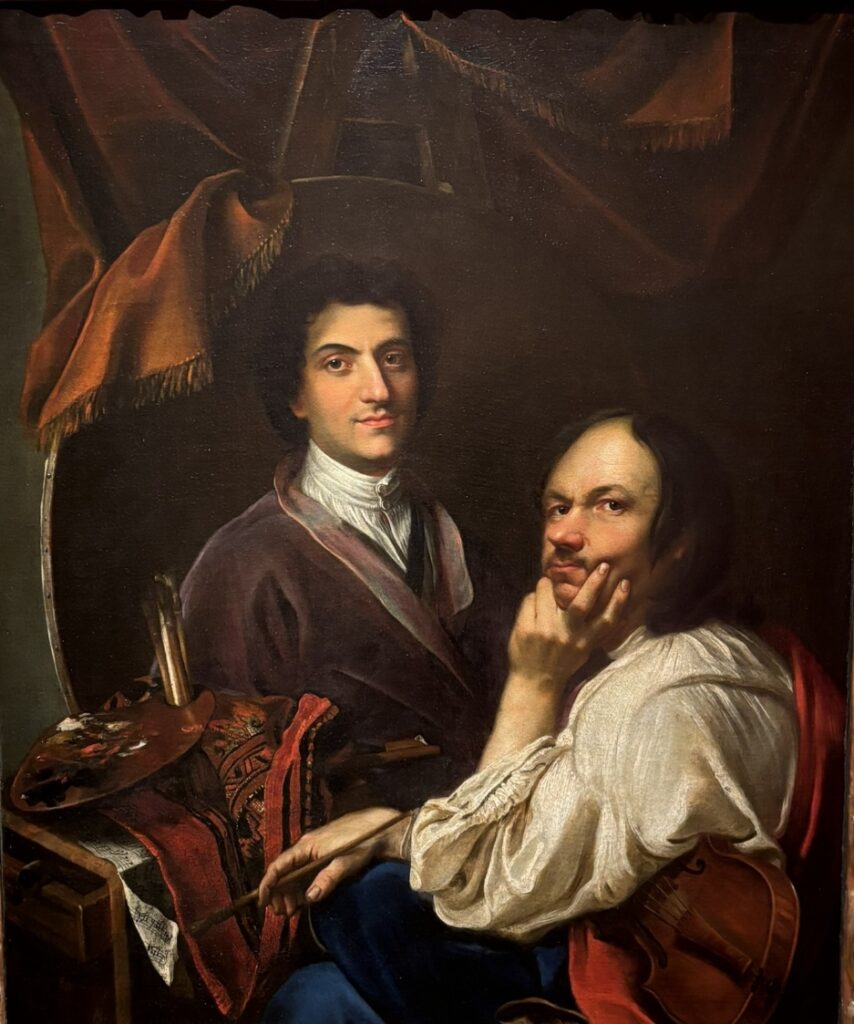 דיוקן עצמי של הצייר יאן קופצקי (Jan Kupecký), שנוצר בסביבות שנת 1705. במקורות שונים כמצינים שהלקוח שבדיוקן העצמי הוא הצייר אדם מניוקי (Adam Manyoki). היצירה היא חלק מאוסף הדיוקנאות העצמיים המפורסם של גלריית אופיצי (Gallerie degli Uffizi) בפירנצה, איטליה